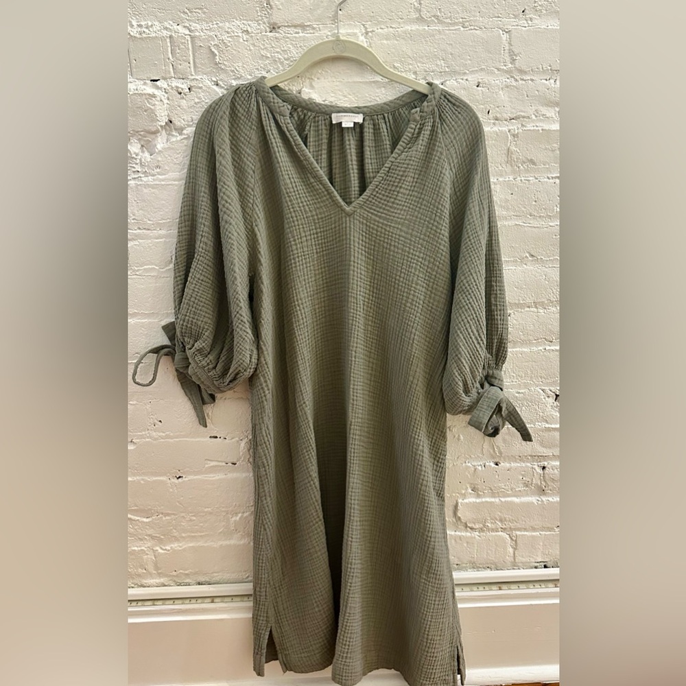 Summersalt Textured Grey/Green Soft Pool Coverup